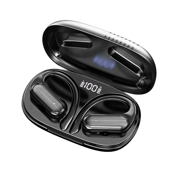 HKM-508435 Wireless Ear Hook Earphones with Microphone for Gym and Outdoor Activities