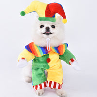 HKM-5084605 Creative Halloween Dog Costume - Funny Transformation Outfit for Pets in Various Sizes