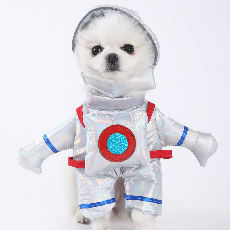 HKM-5084605 Creative Halloween Dog Costume - Funny Transformation Outfit for Pets in Various Sizes
