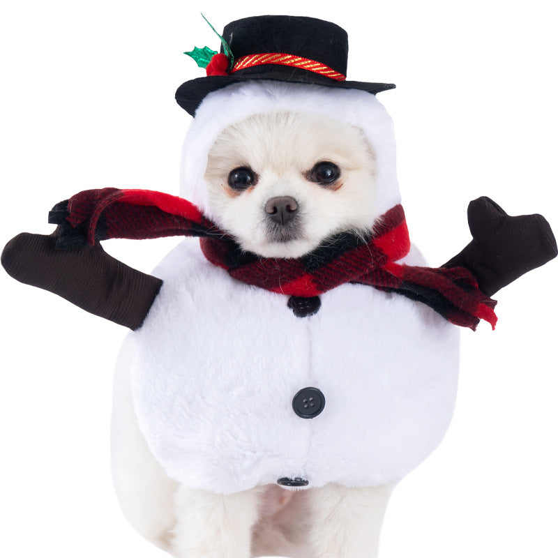 HKM-5084605 Creative Halloween Dog Costume - Funny Transformation Outfit for Pets in Various Sizes