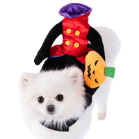 HKM-5084605 Creative Halloween Dog Costume - Funny Transformation Outfit for Pets in Various Sizes