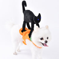 HKM-5084605 Creative Halloween Dog Costume - Funny Transformation Outfit for Pets in Various Sizes