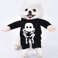 HKM-5084605 Creative Halloween Dog Costume - Funny Transformation Outfit for Pets in Various Sizes