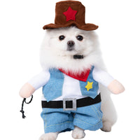 HKM-5084605 Creative Halloween Dog Costume - Funny Transformation Outfit for Pets in Various Sizes