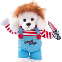 HKM-5084605 Creative Halloween Dog Costume - Funny Transformation Outfit for Pets in Various Sizes