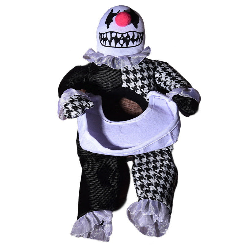 HKM-5084605 Creative Halloween Dog Costume - Funny Transformation Outfit for Pets in Various Sizes