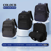 HKM-508499 Oxford Laptop Backpack for Men and Women - 16 Inch Business Backpack with Versatile Storage