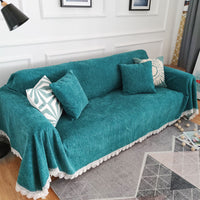 HKM-508499 Universal Nordic Style Chenille Sofa Cover in Multiple Colors