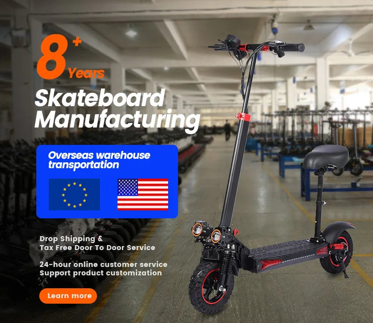 HKM-508627 800W Electric Scooter - Foldable, 60Km Long Range, 10-Inch Tires, Double Disc Brake