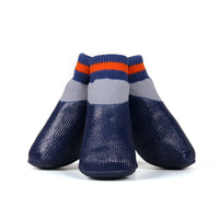 HKM-5086653 Waterproof Nonslip Dog Booties with Rubber Sole - 4PCS Pet Paw Protectors for Outdoor Activities