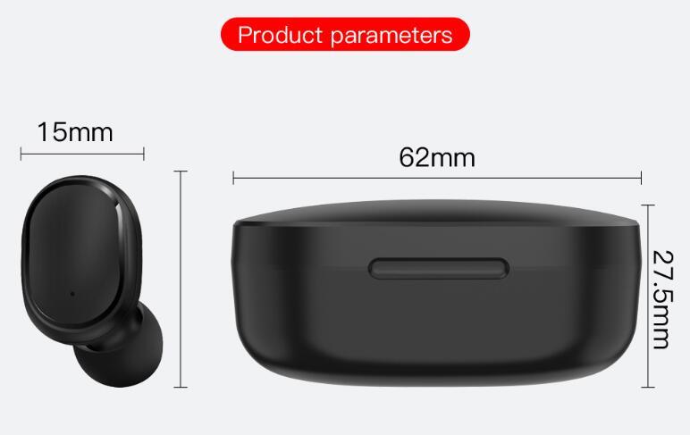 HKM-508755 Bluetooth In-Ear Headphones with 80 Hours Standby and 4 Hours Talk Time