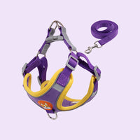 HKM-5089085 Chest Strap Pet Leash Vest for Small to Medium Dogs, Soft Cotton in Multiple Colors