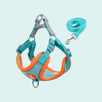 HKM-5089085 Chest Strap Pet Leash Vest for Small to Medium Dogs, Soft Cotton in Multiple Colors