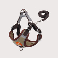 HKM-5089085 Chest Strap Pet Leash Vest for Small to Medium Dogs, Soft Cotton in Multiple Colors