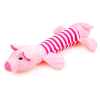 HKM-5089469 Plush Chew Toy for Dogs - Cute Rabbit, Squirrel, Fox & Raccoon Designs