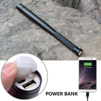 HKM-508947 Rechargeable Power Bank LED Bulb Flashlight with Built-In 18650 Battery