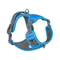 HKM-5090365 Explosion-Proof Nylon Pet Chest and Back Harness with Shock Absorption and Night Vision Reflective Features