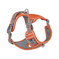 HKM-5090365 Explosion-Proof Nylon Pet Chest and Back Harness with Shock Absorption and Night Vision Reflective Features