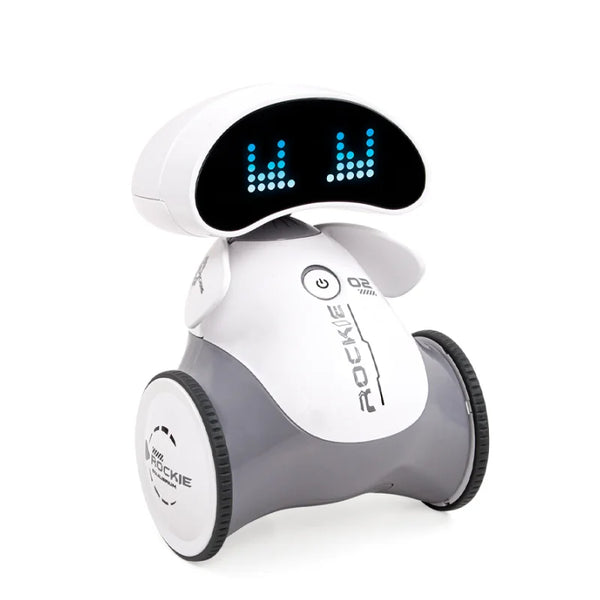 HKM-509075 Interactive Programming Robot Toy for Kids - RC Educational Robot with Light & Sound Features, Ages 2 & Up