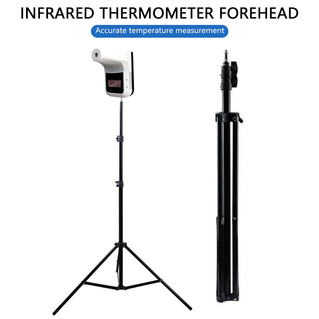 HKM-509139 Aluminum Portable Floor Tripod for iPhone - Adjustable Height 56-160cm, 2kg Load Capacity