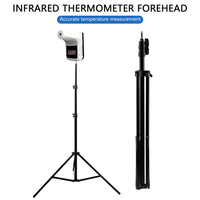 HKM-509139 Aluminum Portable Floor Tripod for iPhone - Adjustable Height 56-160cm, 2kg Load Capacity