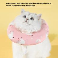 HKM-5091773 Pet Anti-Licking Collar for Cats - Waterproof Mohair Design in Various Colors and Sizes