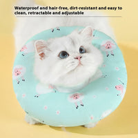 HKM-5091773 Pet Anti-Licking Collar for Cats - Waterproof Mohair Design in Various Colors and Sizes
