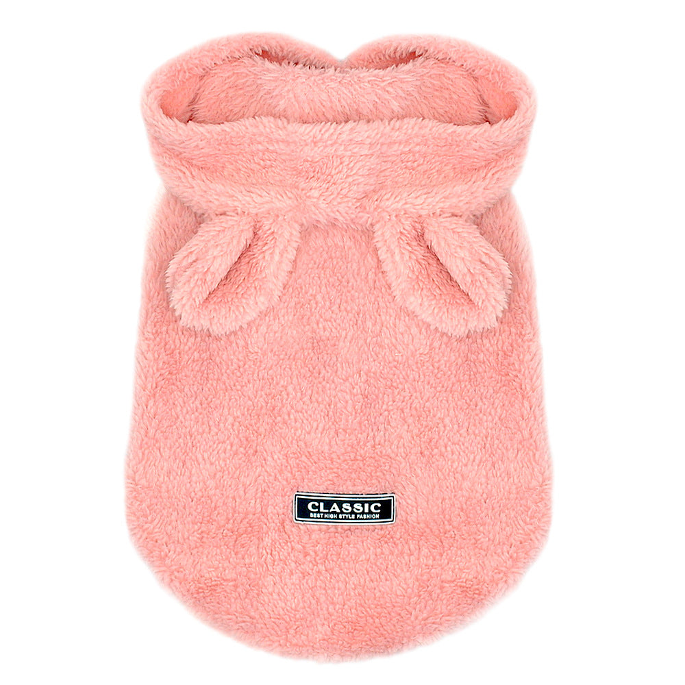 HKM-5093949 Cartoon Warm Clothes for Small Dogs - Double-Sided Velvet, Available in S to 2XL