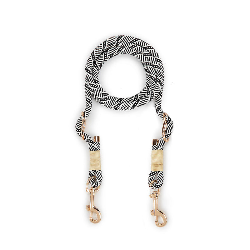 HKM-5095357 Nylon Pet Leash for Small to Medium Dogs in Shadow White and Wizard of Oz Green
