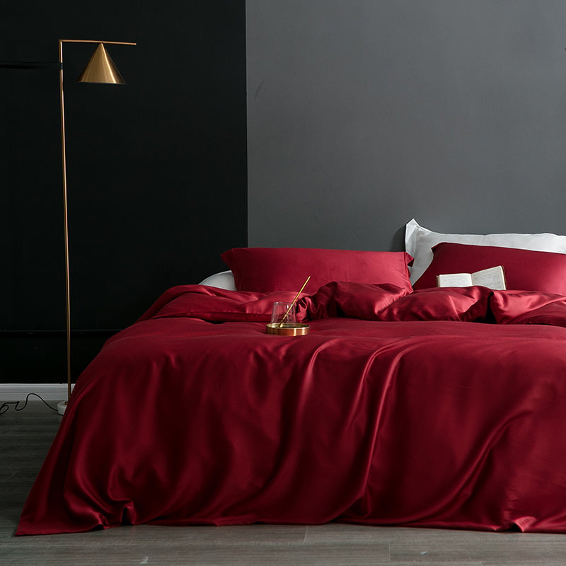 HKM-509587 Tencel Double-Sided Duvet Cover Set with Pillowcases and Sheet - Various Sizes Available