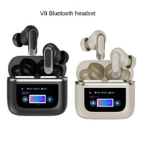HKM-509587 Wireless Sports Headset with ANC, Long Battery Life, LED Display, Waterproof, Compatible with Android & Apple