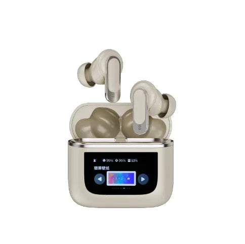 HKM-509587 Wireless Sports Headset with ANC, Long Battery Life, LED Display, Waterproof, Compatible with Android & Apple