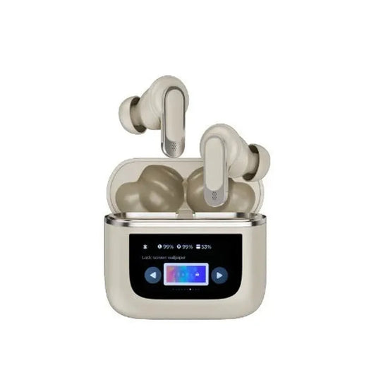 HKM-509587 Wireless Sports Headset with ANC, Long Battery Life, LED Display, Waterproof, Compatible with Android & Apple