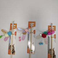 HKM-5096381 Funny Cat Stick Toy for Interactive Play and Entertainment
