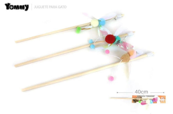 HKM-5096381 Funny Cat Stick Toy for Interactive Play and Entertainment