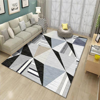 HKM-509651 Cartoon Printed Polyester Fiber Floor Mats for Living Room and Bedroom