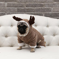 HKM-5099709 Double Padded Arctic Velvet Winter Coat for Dogs