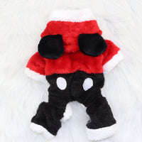 HKM-5099709 Double Padded Arctic Velvet Winter Coat for Dogs