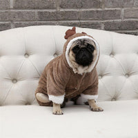 HKM-5099709 Double Padded Arctic Velvet Winter Coat for Dogs