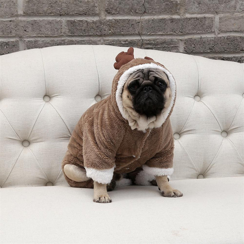 HKM-5099709 Double Padded Arctic Velvet Winter Coat for Dogs