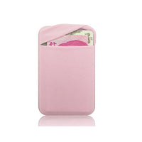HKM-509971 Lycra Mobile Phone Back Sticker Card Holder - 58x88mm, Available in Green, Pink, Blue, Grey