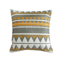 HKM-509971 Nordic Simple Embroidered Pillow Cover - Cotton Cushion with Stripes for Home Décor