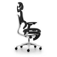 HKM-510035 Ergonomic High Back Office Chair with Adjustable Headrest and Swivel Nylon Mesh Design