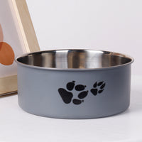 HKM-5101501 Large Capacity Stainless Steel Dog Bowl - Anti-Tumble Design for Cats