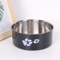 HKM-5101501 Large Capacity Stainless Steel Dog Bowl - Anti-Tumble Design for Cats