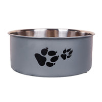 HKM-5101501 Large Capacity Stainless Steel Dog Bowl - Anti-Tumble Design for Cats