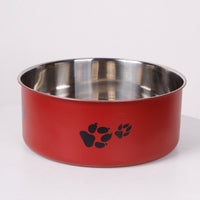 HKM-5101501 Large Capacity Stainless Steel Dog Bowl - Anti-Tumble Design for Cats