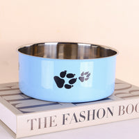HKM-5101501 Large Capacity Stainless Steel Dog Bowl - Anti-Tumble Design for Cats