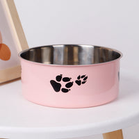 HKM-5101501 Large Capacity Stainless Steel Dog Bowl - Anti-Tumble Design for Cats