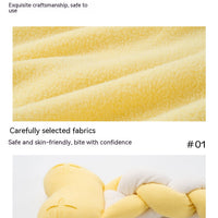 HKM-5102141 Twist Bone Plush Dog Toy - Bite-Resistant and Scented, Available in Small and Plus Size